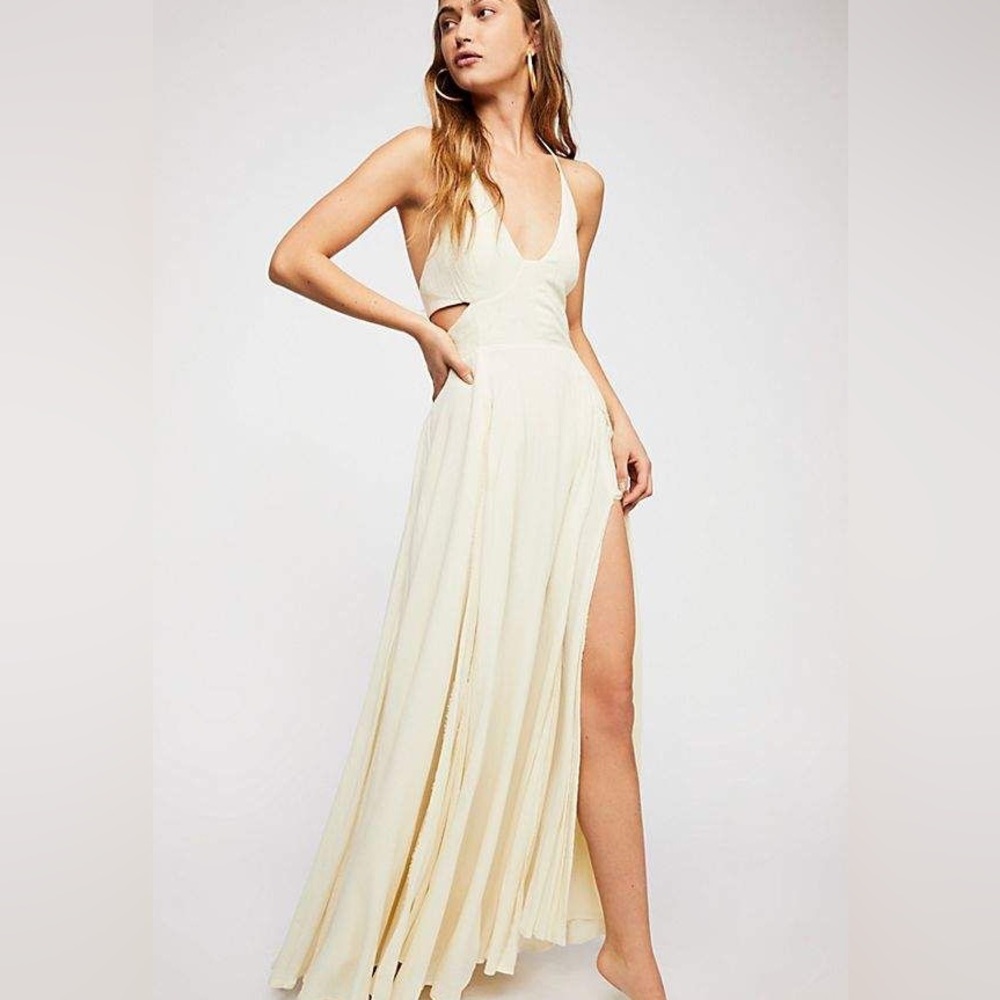 Free People Maxi Dress Size XS Tan